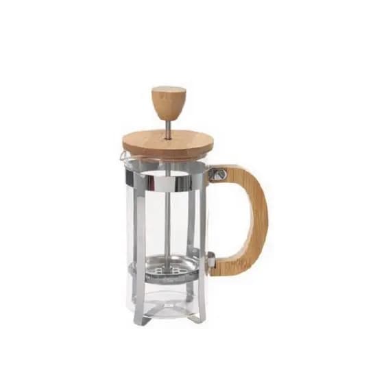 CAFETEIRA PRENSA FRANCESA COM TAMPA E ALÇA BAMBUM 350ML  AF20341 MIMO