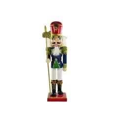 ENFEITE SOLDADINHO DE MADEIRA QUEBRA-NOZES 30CM