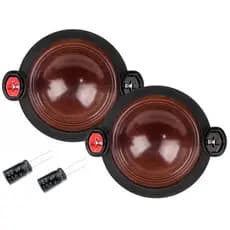 Kit 02 Reparo Driver D250x Fenólico 100w Rms Paralelo Permak + Capacitores