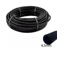 Rolo Conduite Espaguete Corrugado 4,5MM 3/16 20 Metros Com Corte