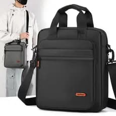 Bolsa Casual Mensageiro Ombro Business Vertical Unissex Grande Capacidade ref: 66258