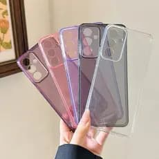 capa capinha com brilho proteção de câmera pra Samsung A06 A13 A14 A15 A16 A25 A26 A34 A35 A36 A55 A56 M15 M35 M55