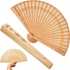 Kit 10 a 40 Leque de Madeira Japonês Oriental Lembrancinhas De Festa