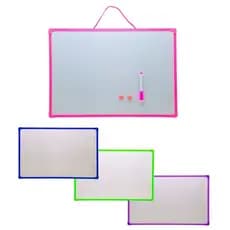 Lousa Quadro Branco Magnético Moldura Apagável Com Caneta E Imã 20x30/30x40/35x50cm