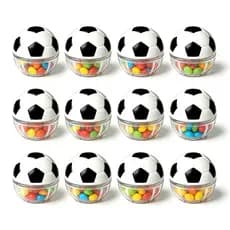 Kit 12 a 48 Baleiros Bola De Futebol Acrílico Decoração Copa do Mundo Lembrancinha Festa Aniversário