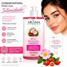 Óleo Rosa Mosqueta Puro Rubiginosa Vegetal Pronto para Uso 500ML