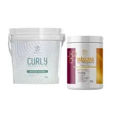 Kit Guanidina Hidróxido de Cálcio Relaxamento de Cachos 1Kg + Neutralizante 1Kg