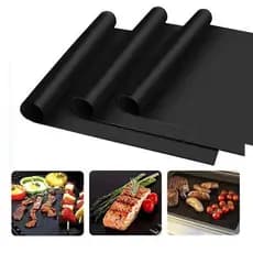 Manta Grill Churrasqueira Antiaderente 40x33x0,25 Kit c/ 3UN