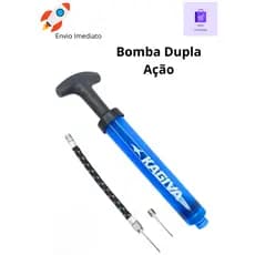 Bomba de Ar Manual Dupla Ação Kagiva Enche Bolas
