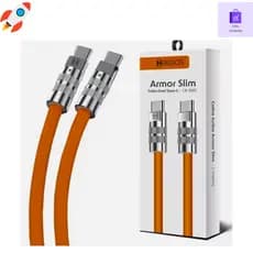 Cabo Carregador Turbo Armor Slim Dual Type-C CB-305c 1 Metro Hrebos