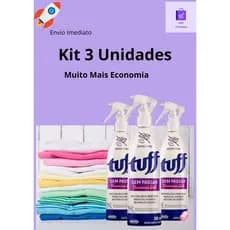 Kit 3 Unidades Tuff Desamassa Fácil Sem ferro Sem Passar Pratico