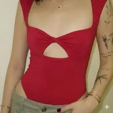 Body Feminino Bori Feminino Manga Forro Duplo Sem Bojo Confortável Zero Transparência Casual