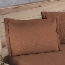 Kit 02 Porta Travesseiros 65cm x 45cm Matelado Liso Elegance Sem Zíper Várias Cores Toque de Algodão