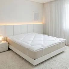 Pillow Top Queen Casal Solteiro King Size 400 Fios Toque de Algodão Ultra Macio Percal Grosso