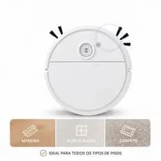 Aspirador Robô Inteligente Automático Rob Aspirador Portátil  Recarregável Limpeza Rápida Facil Novo