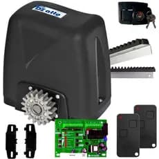 Kit Motor Portão Dz Atto Turbo V2 36 350 Kg Rossi 3m Cremalheira