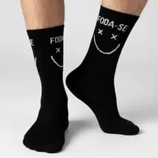 Meias Divertidas Hype Cano Alto Skate Crossfit Foda se - Envio Imediato