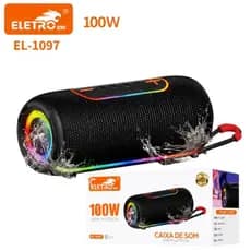 Caixa de Som Bluetooth Eletro EL-1097 100W Resistente IPX5