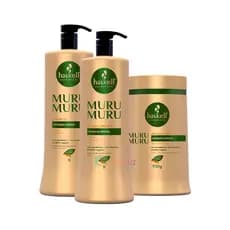 Kit Haskell Murumuru Shampoo Condicionador e Mascara 1 Litro