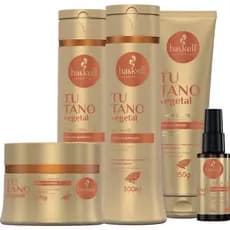 Kit Haskell Tutano Shampoo Cond Masc Leave e Reparador 300ml