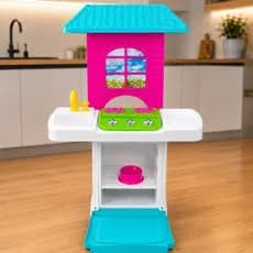 Brinquedo Cozinha Infantil Fogao Forno Pia Diversao Criatividade Aprendizado