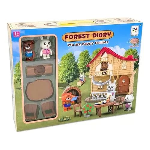 Conjunto Animais Plastico 22 Pecas Acessorios Realistas Educativo Brinquedo Infantil Marrom