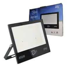 Refletor Led 400w Holofote Bivolt 6500k Prova D Agua
