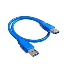 Cabo Usb-A/Usb-A 3.0 Curto 50 cm. Para Hd externo, Case, leitores e dock Station de Hd.