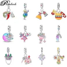 Novo produto pulseira pingente S925 prata esterlina viagem interessado Hobby contas compatível pulseira DIY