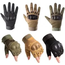 Luva Tática Meio Dedo Motociclista Motoqueiro Motoboy Ciclismo Airsoft Paintball Proteção Reforçada