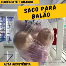 100 unidades Saco para Transporte de Balões Bobina 1,10x1,60