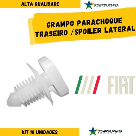 GRAMPO PARACHOQUE TRASEIRO / SPOILER LATERAL Palio Siena Strada Doblô Uno P192