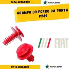 Grampo do Forro da Porta Argo Cronos Idea Mobi Palio Siena Strada Uno Novo 10 Pcs P249
