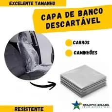 Capa De Banco Descartável Universal Carro Caminhao 10 20 30 40 ou 50 Unidades.