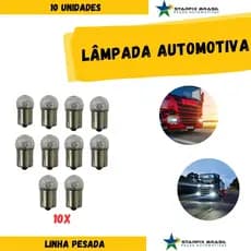 Lâmpada Automotiva 67 R10W 24V 10W - Para Linha Pesada caminhão van ônibus 10 unidades
