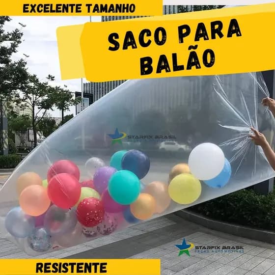 100 Unidades Saco Transporte de Balao 1,10x2,20 Bobina baloes