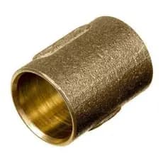 Luva Latão 28mm Sem Anel Para Rede De Água E Gás
