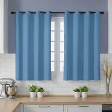 Cortina Blackout Cozinha 2,20x1,30 PVC 100% Corta Luz