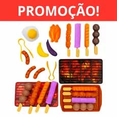 Brinquedo Kit Churrasco Infantil com Acessórios Diversão Garantida - ENVIO IMEDIATO