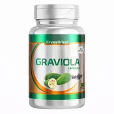 Graviola Suplemento Natural 60 Cápsulas 500 mg - ENVIO EM 24 HORAS
