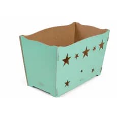 Caixa Porta Presentes Em Mdf Cru e Verde Bebe Para Decoração Festas Chá de Bebe Aniversário