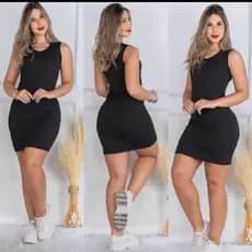 vestido mallacanelado versátil casual tendencia