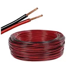 10 20 30 e 50 Metros Fio Som Automotivo Alto Falante Bicolor 0,75mm
