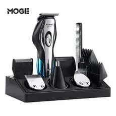 Máquina Aparador de Pelos Profissional Kemei – Barba e Cabelo