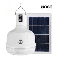 Lâmpada LED Solar 38W Recarregável | 4000mAh | USB | Emergência e Camping