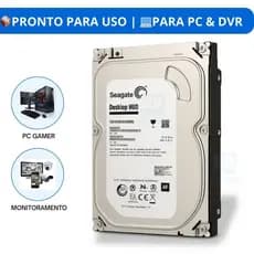 HD 500GB SATA 3.5'' de Computador e DVR - Disco Rígido Interno de PC Desktop com NF e Garantia