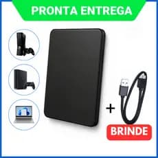 HD Externo 1TB USB 3.0 Compativel com Xbox, Console, PC e Celular + Brinde NF e Garantia