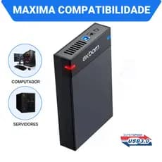 HD Externo 6TB 3.5 USB 3.0 Armazenamento Rápido com Muito Espaço para Backup Desktop com Garantia