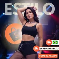 Conjunto Feminino Calça Tule Transparente Top Alcinha K-Pop Hip Hop Dance Idol Balada