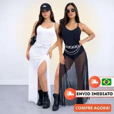 Vestido Longo Feminino Tule Com Body Preto Festa Formatura Casamento Madrinha Elegante